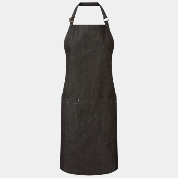 Premier Fairtrade Organic Cotton Denim Bib Apron Thumbnail