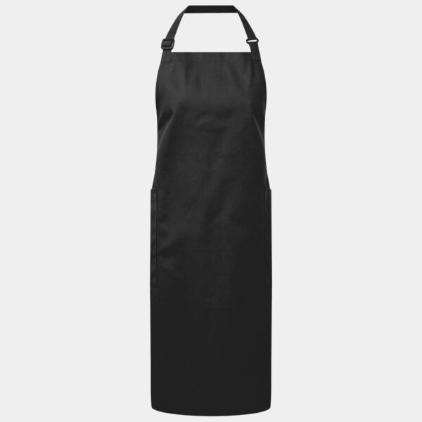 Premier Recycled Polyester and Fairtrade Organic Cotton Bib Apron Thumbnail