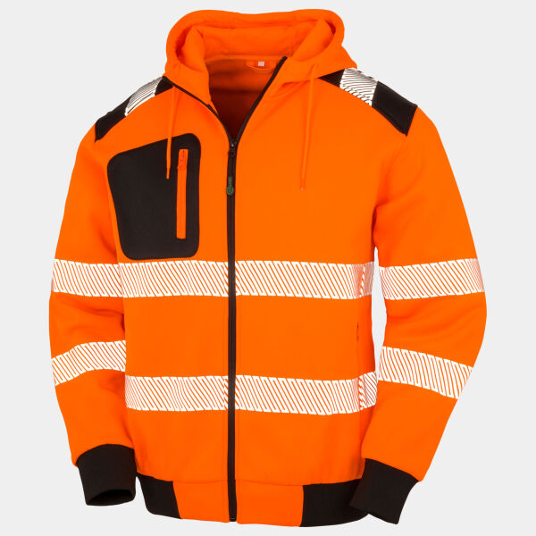 Result Recycled Safety Zip Hoodie Thumbnail