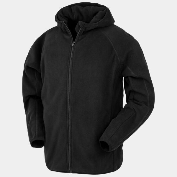 Result Recycled Hooded Micro Fleece Jacket Thumbnail