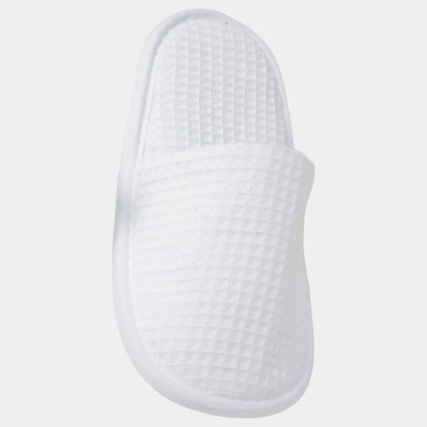 Towel City Waffle Mule Slippers Thumbnail