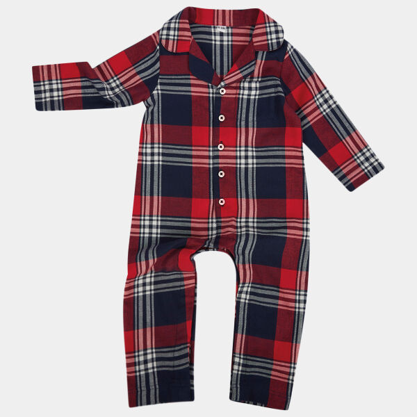 Larkwood Baby/Toddler Tartan All In One Thumbnail