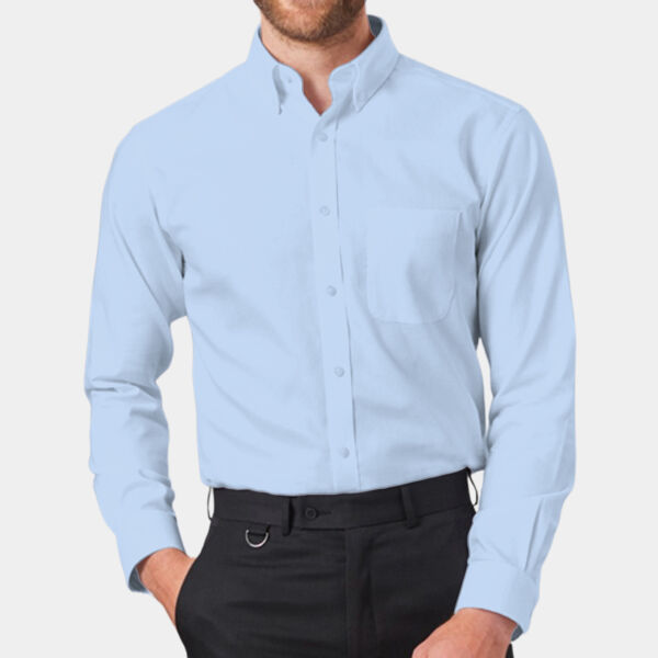 Brook Taverner Whistler Long Sleeve Oxford Shirt Thumbnail