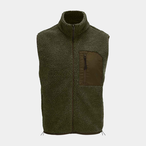 SOL'S Unisex Fury Sherpa Bodywarmer Thumbnail