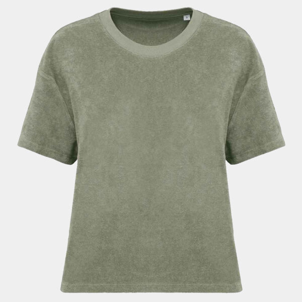 Native Spirit Ladies Terry Towel T-Shirt Thumbnail