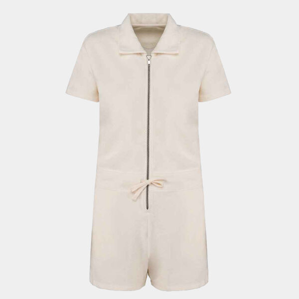 Native Spirit Ladies Terry Towel Short Overall Thumbnail