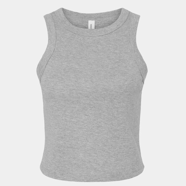 Bella Ladies Micro Rib Racer Tank Top Thumbnail