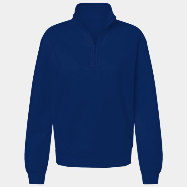 Kustom Kit Regular Fit 1/4 Zip Piqué Sweatshirt Thumbnail