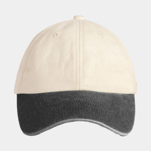Beechfield Contrast Peak Low Profile Vintage Cap Thumbnail