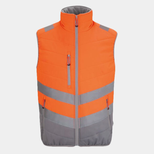 Regatta High Visibility Two Tone Thermal Baffle Bodywarmer Thumbnail