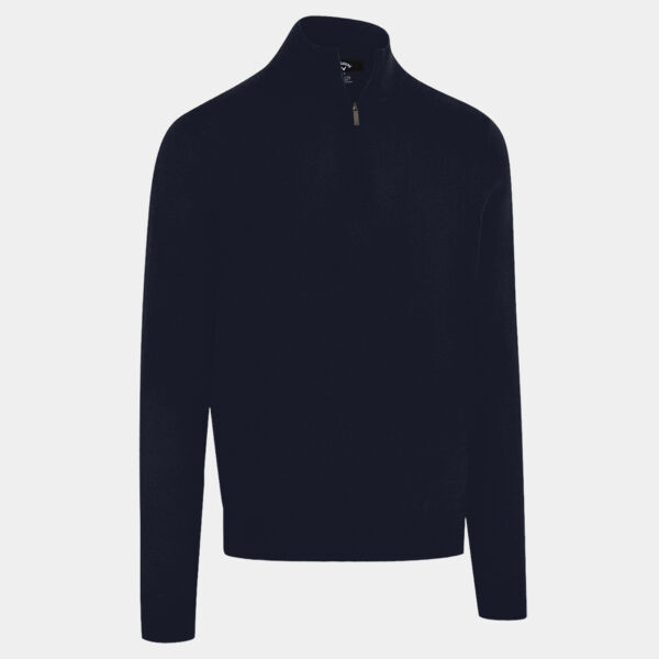 1/4-zip merino blend sweater Thumbnail