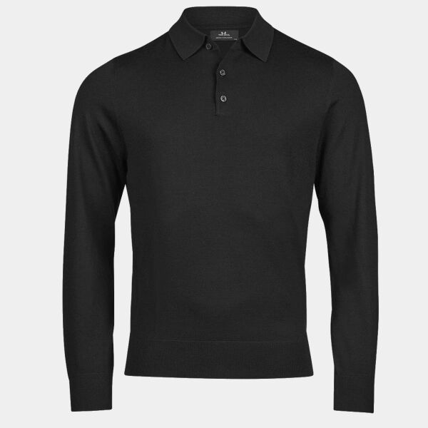 Tee Jays Knitted Polo Shirt Thumbnail
