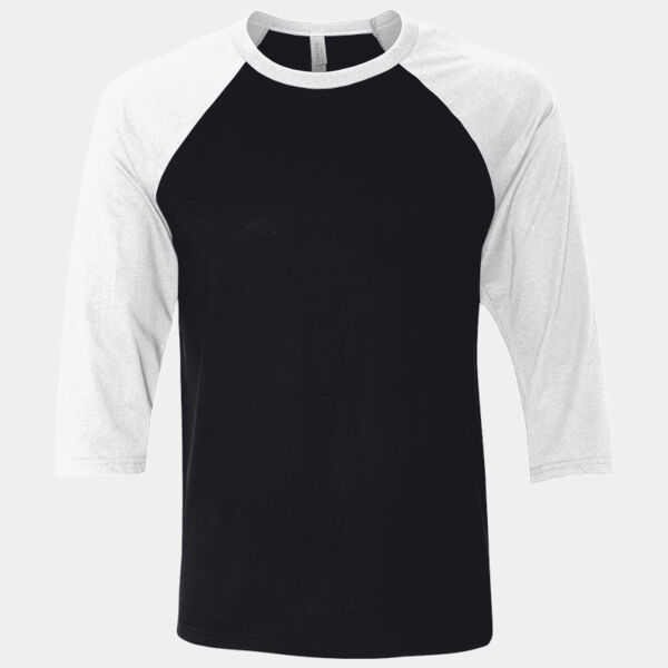 Canvas Unisex 3/4 Sleeve Baseball T-Shirt Thumbnail