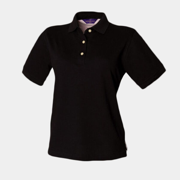 Henbury Ladies Classic Cotton Piqué Polo Shirt Thumbnail