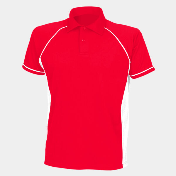 Finden + Hales Kids Performance Piped Polo Shirt Thumbnail