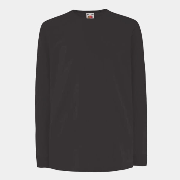 Fruit of the Loom Kids Long Sleeve Value T-Shirt Thumbnail