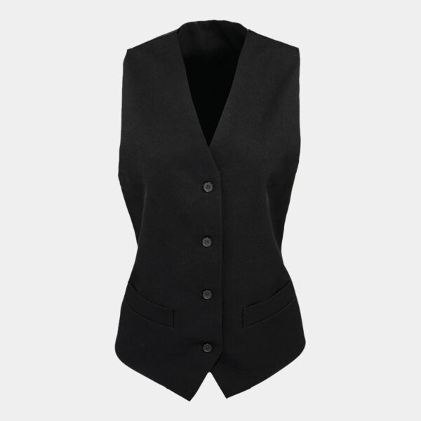 Premier Ladies Lined Waistcoat Thumbnail