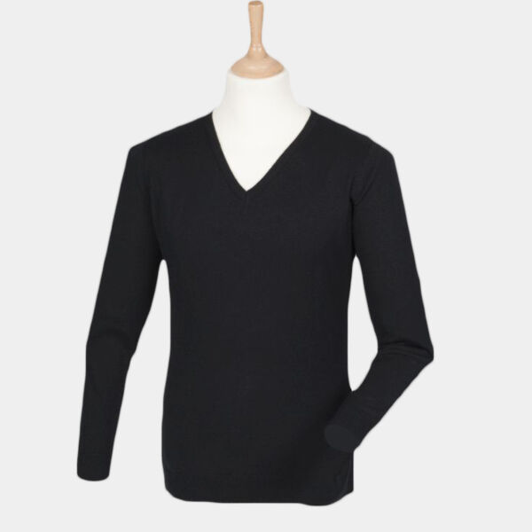 Henbury Acrylic V Neck Sweater Thumbnail