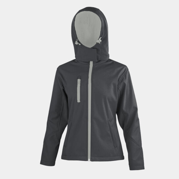 Result Core Ladies Hooded Soft Shell Jacket Thumbnail