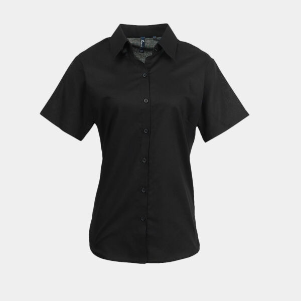 Premier Ladies Signature Short Sleeve Oxford Shirt Thumbnail