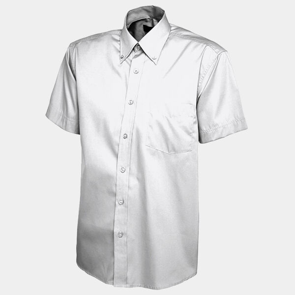 Mens Pinpoint Oxford Half Sleeve Shirt Thumbnail
