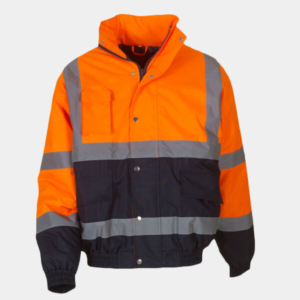 Yoko Hi-Vis Two Tone Bomber Jacket Thumbnail