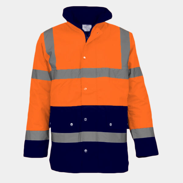 Yoko Hi-Vis Two Tone Motorway Jacket Thumbnail