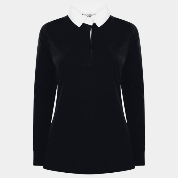 Front Row Ladies Classic Rugby Shirt Thumbnail