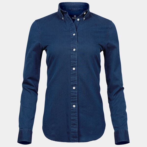Tee Jays Ladies Long Sleeve Casual Twill Shirt Thumbnail
