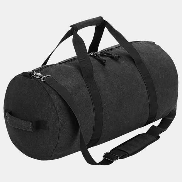 BagBase Vintage Canvas Barrel Bag Thumbnail