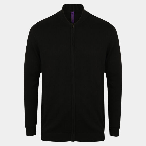 Henbury Unisex Zip Through Cardigan Thumbnail