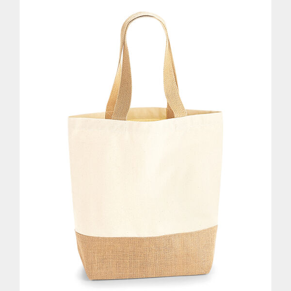 Westford Mill Jute Base Canvas Shopper Thumbnail