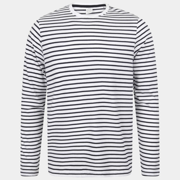 SF Clothing Unisex Long Sleeve Striped T-Shirt Thumbnail