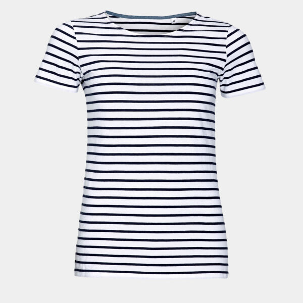 SOL'S Ladies Miles Striped T-Shirt Thumbnail