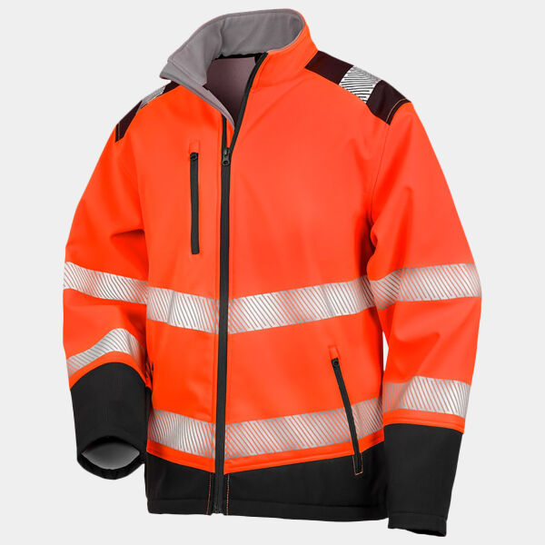 Result Safe-Guard Printable Ripstop Safety Soft Shell Jacket Thumbnail