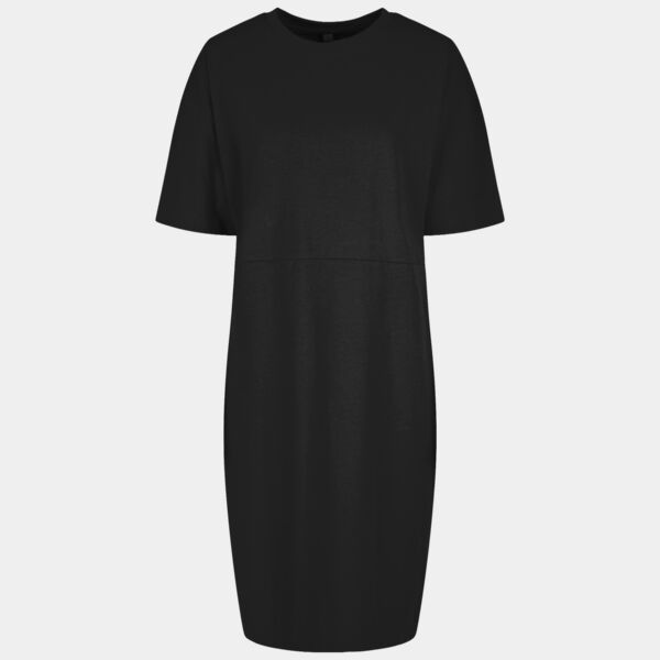 Women's organic oversizes slit tee dress Thumbnail