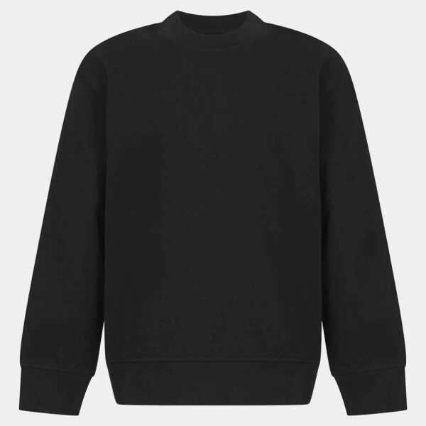 Kids sustainable fashion curved hem sweatshirt Thumbnail