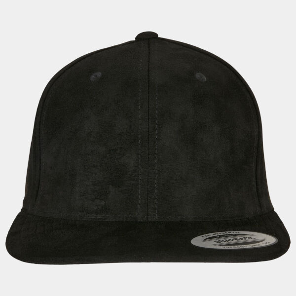 Imitation suede leather snapback (6089SU) Thumbnail