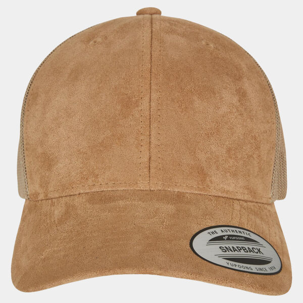 Imitation suede leather trucker cap (6606SU) Thumbnail