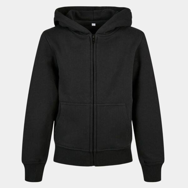 Organic kids basic zip hoodie Thumbnail