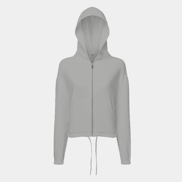 Women’s TriDri® recycled drawstring full-zip hoodie Thumbnail