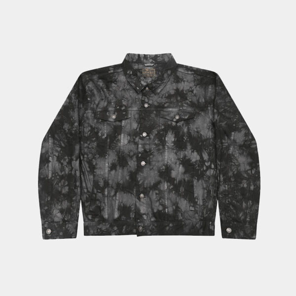 Tie-dye denim jacket Thumbnail