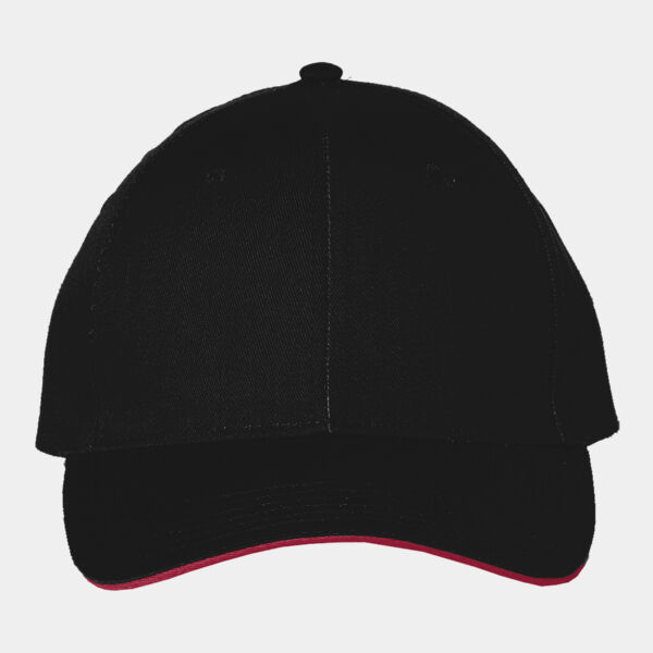 Beechfield EarthAware® Classic Organic Cotton 6 Panel Sandwich Peak Cap Thumbnail