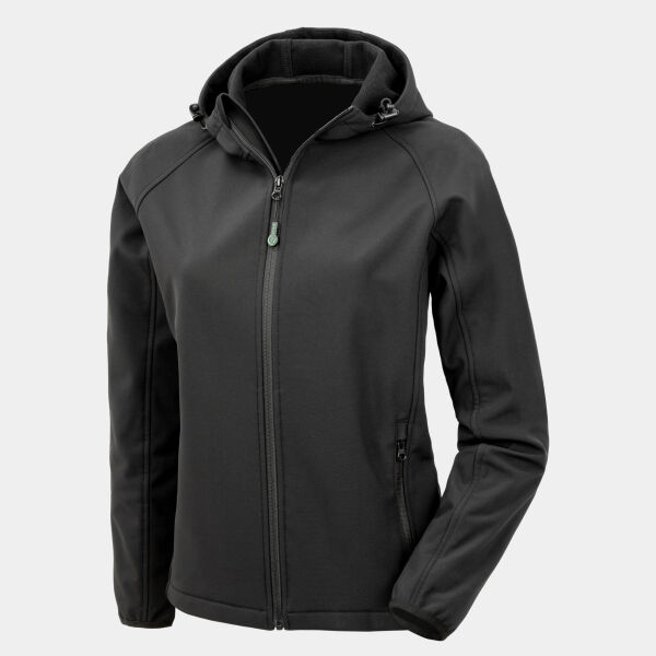 Women’s recycled 3-layer printable hooded softshell Thumbnail