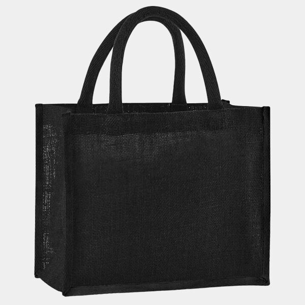 Natural starched jute midi tote Thumbnail