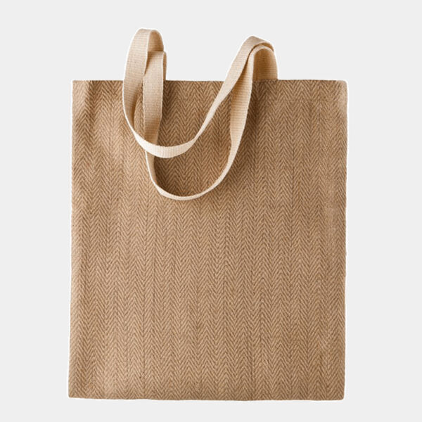 100% natural yarn dyed jute bag Thumbnail