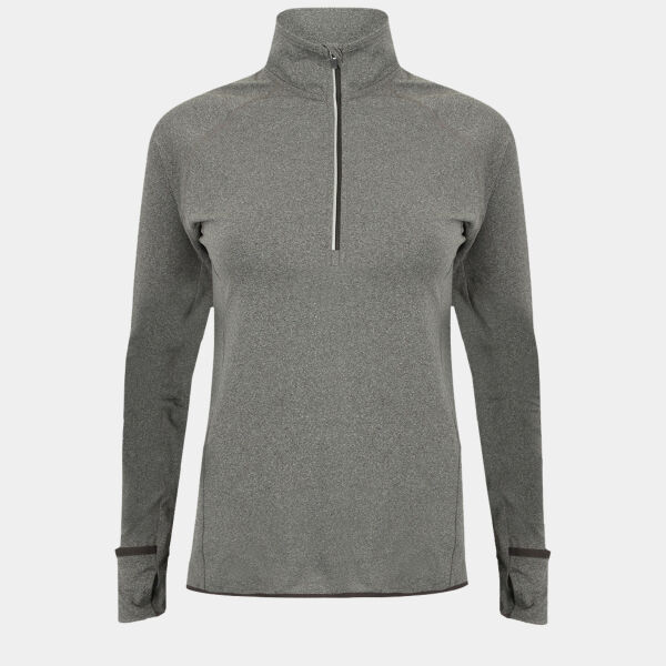 Women's long-sleeved ¼ zip top Thumbnail