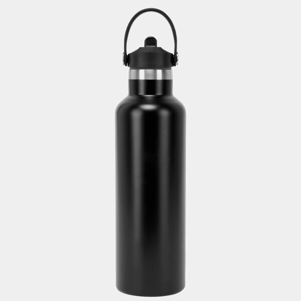 TriDri® Vacuum sports water bottle with flip-up straw Thumbnail