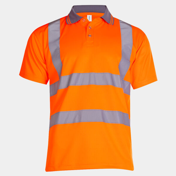 Hi Vis Short Sleeve Polo Shirt Thumbnail
