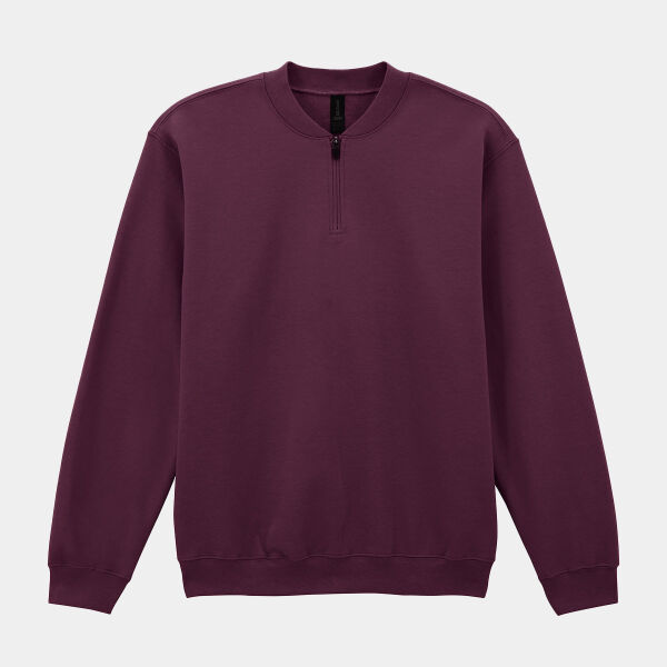Softstyle™ midweight adult fleece 1/4-zip sweatshirt Thumbnail